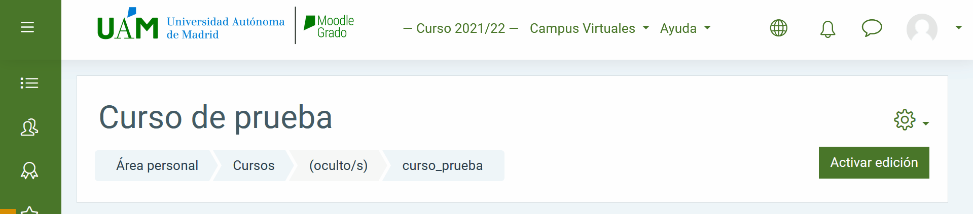 Cómo activar edición.