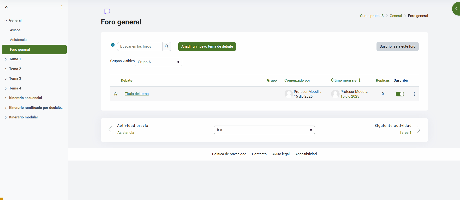 Responder a un tema en el foro