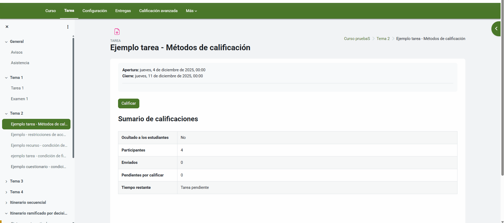 Cómo calificar una rúbrica