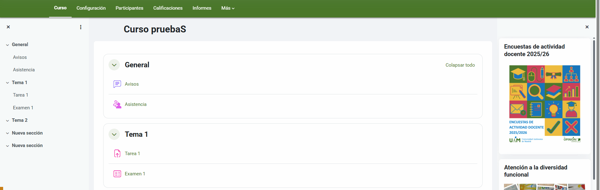 Desde el menú Preguntas del cuestionario modifica el valor máximo de calificación del mismo
