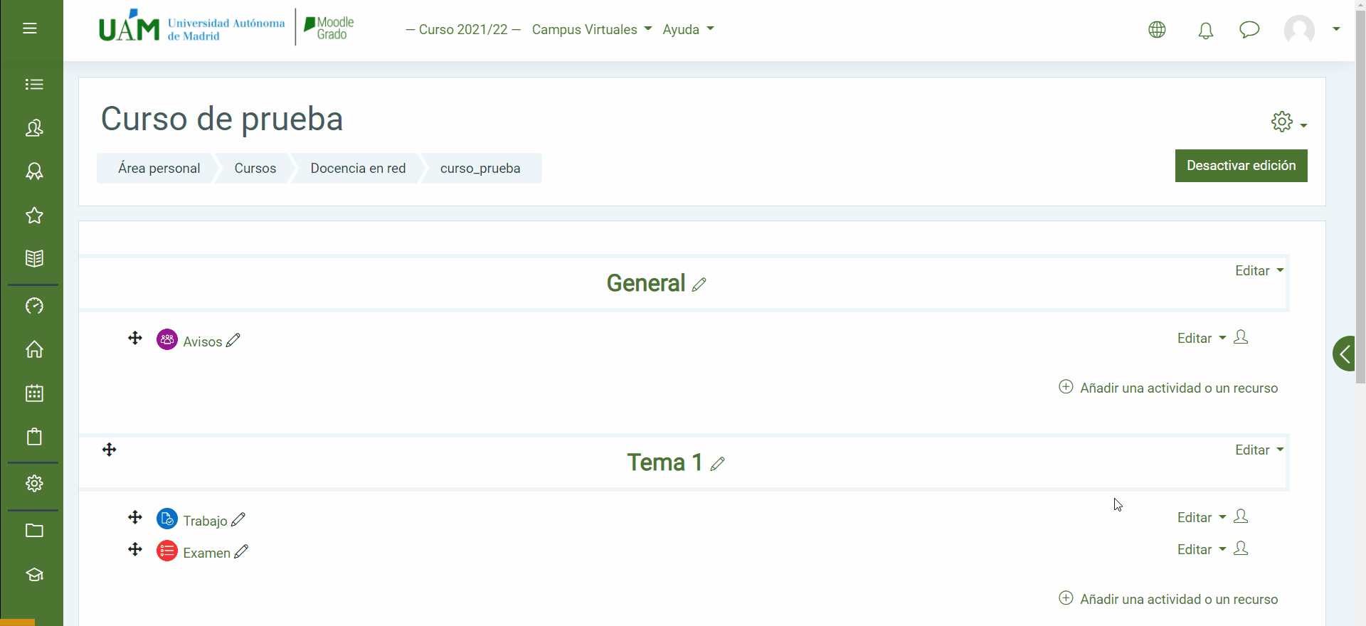 Editar tarea