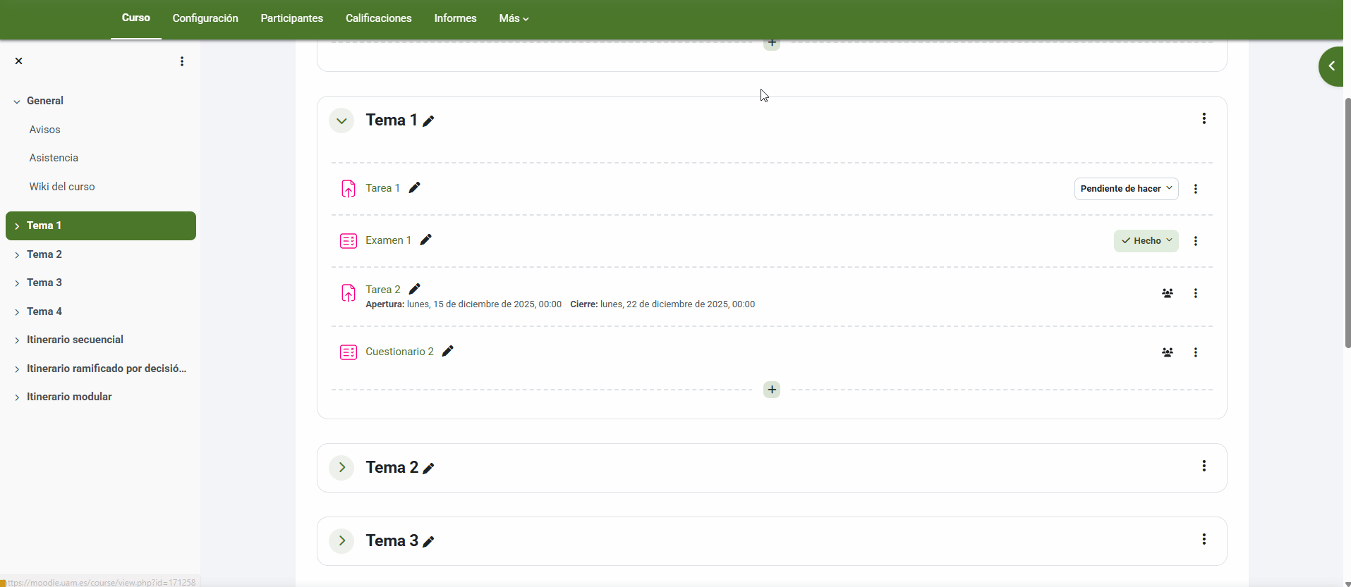 Activar Safe Exam Browser en un cuestionario