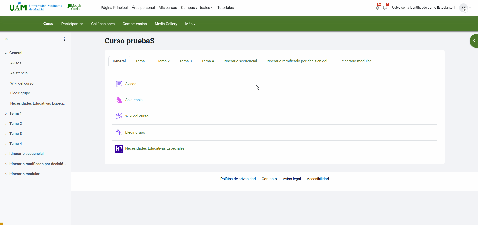 Perspectiva del estudiante cuando accede a un Kahoot desde Moodle