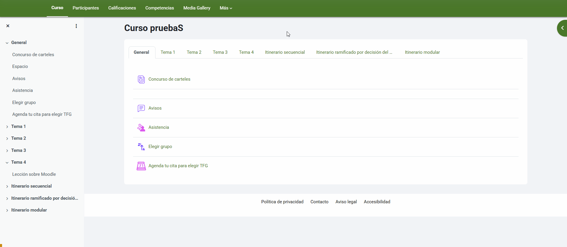 Cómo comenta un estudiante una entrada de la base de datos