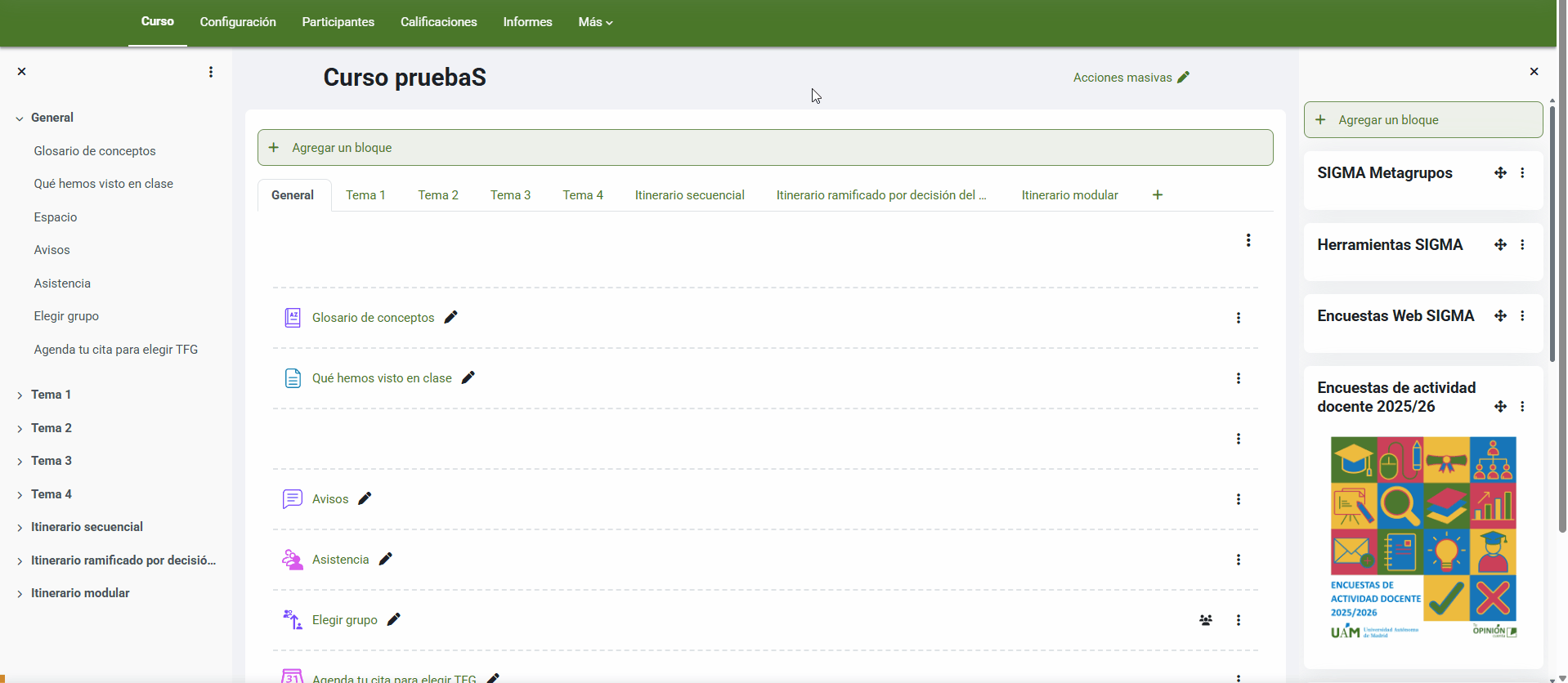 Cambiar el filtro del Auto-enlace en tu curso de Moodle