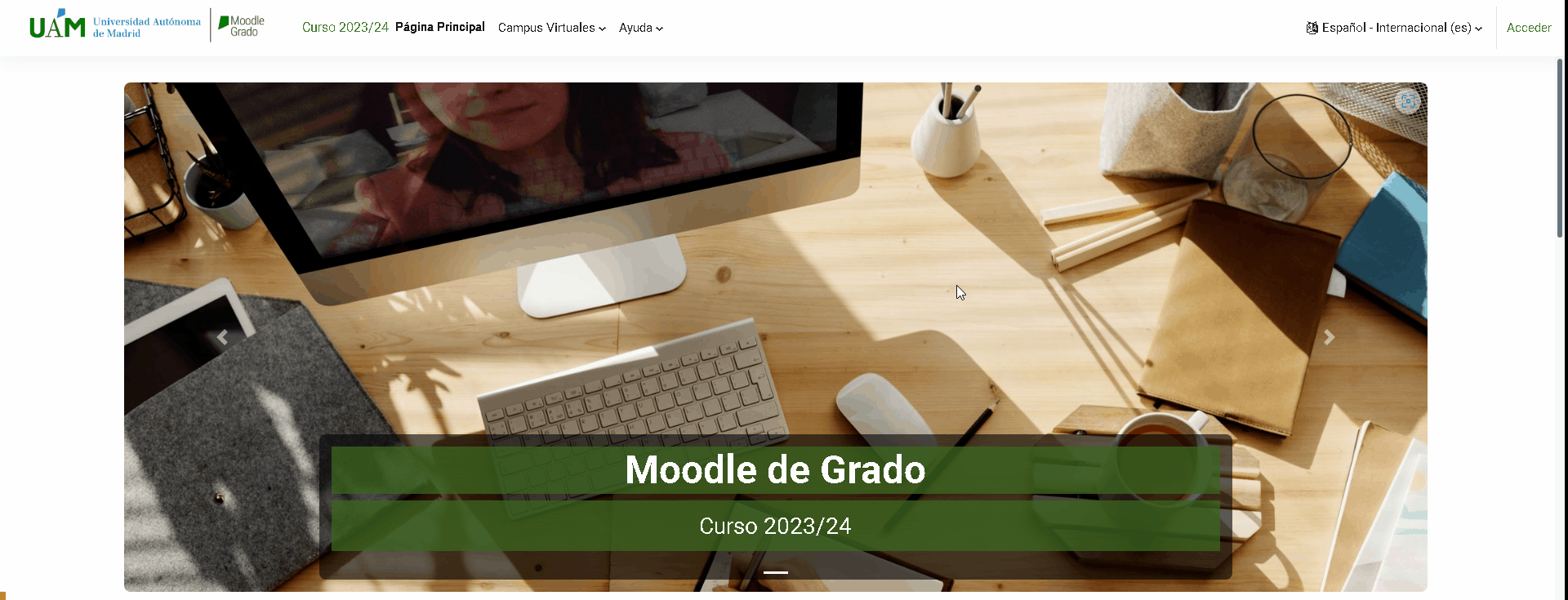Acceder con ID UAM a Moodle
