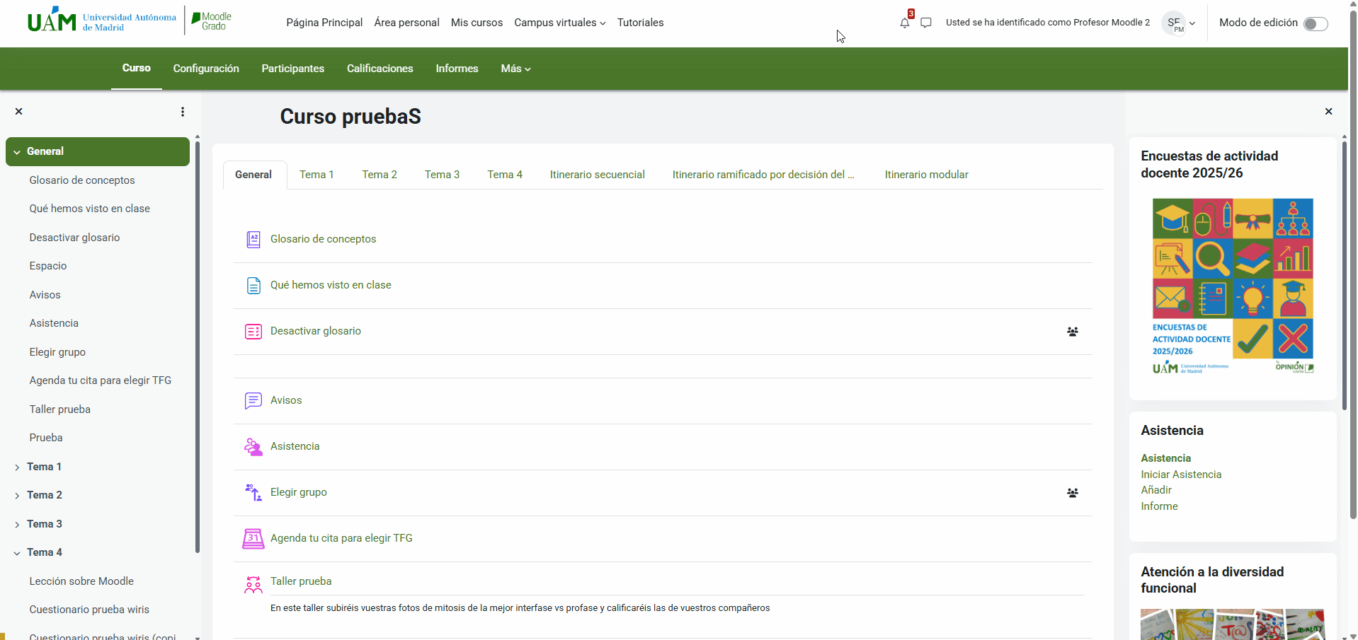 Cómo añadir un bloque en la columna lateral derecha de Moodle