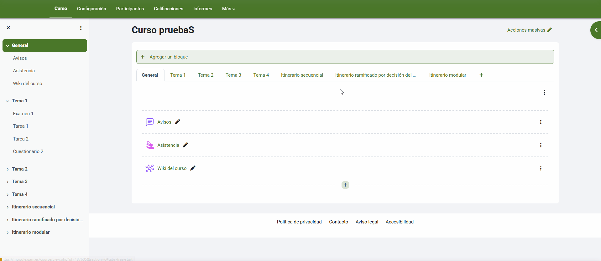 Crear una actividad de Auto-selección de grupo en Moodle