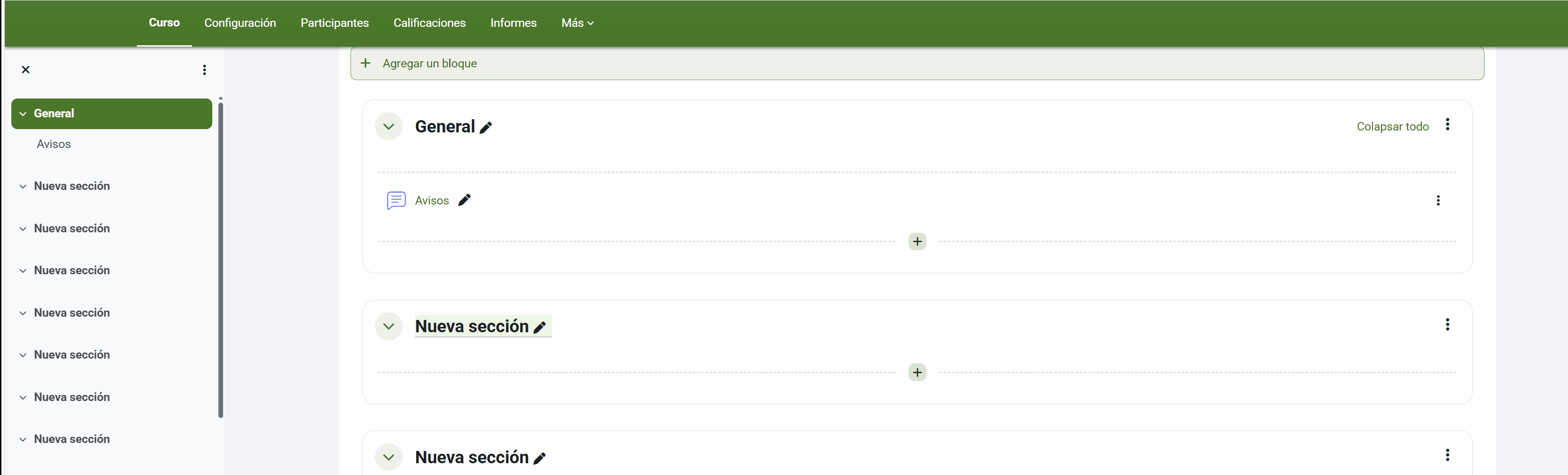 Agregar creaciones a Moodle