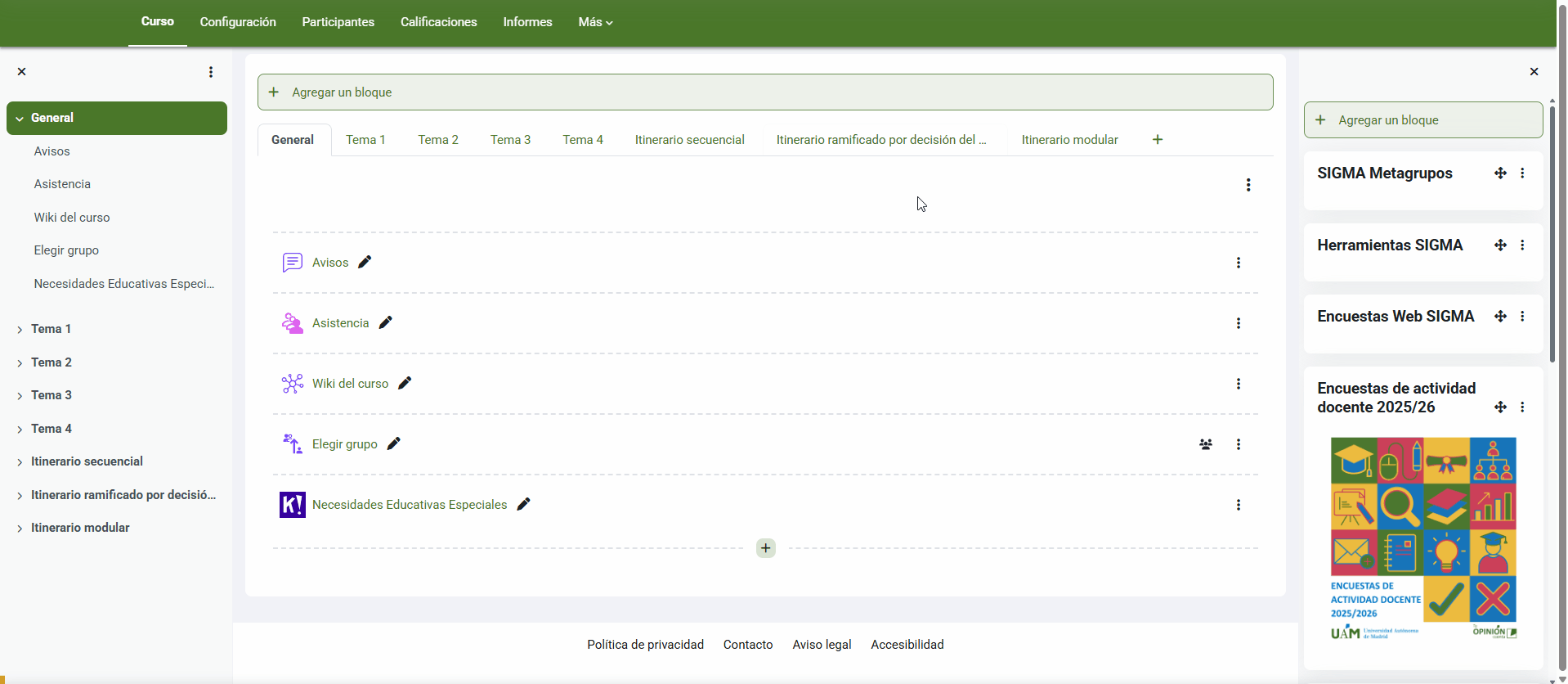 Crear recurso de tipo Carpeta en Moodle